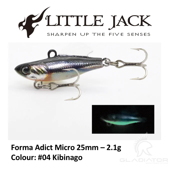 Cheap Little Jack Micro Forma Adict 25mm 2.1 grams Sinking Lure 05 (0908)