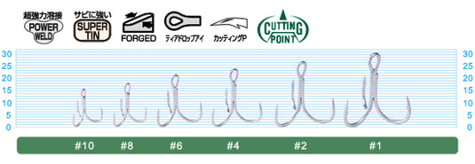 Owner Cultiva Stinger Treble Hook ST-41TN