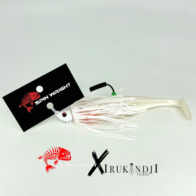 Load image into Gallery viewer, Spinwright 1/2oz Swim Jig x IRUKANJI 5”
