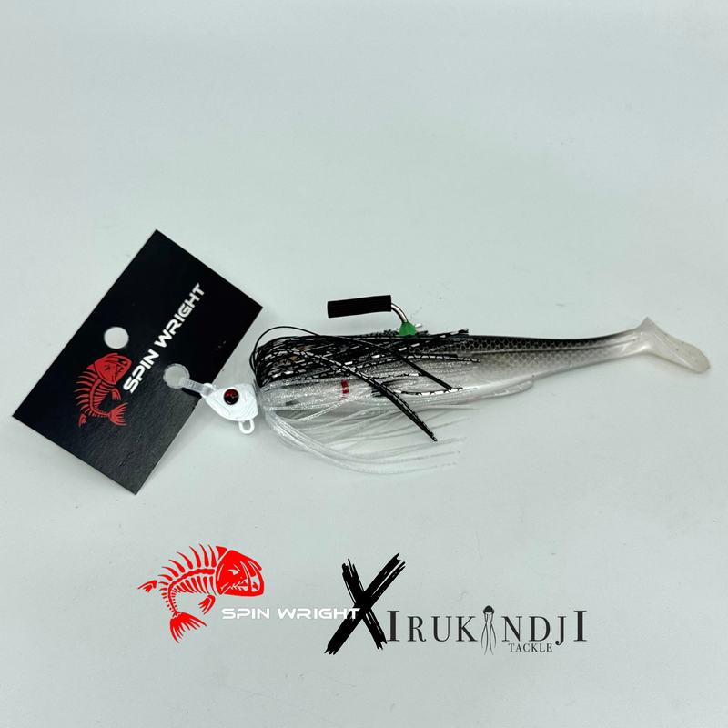 Load image into Gallery viewer, Spinwright 1/2oz Swim Jig x IRUKANJI 5”
