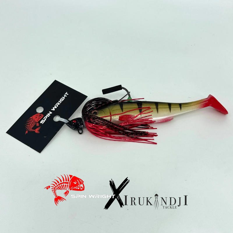 Load image into Gallery viewer, Spinwright 1/2oz Swim Jig x IRUKANJI 5”
