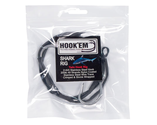 Hook'em Shark Rig - Double Hook