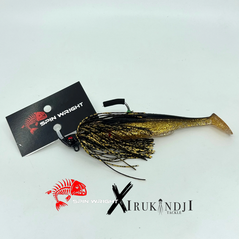 Load image into Gallery viewer, Spinwright 1/2oz Swim Jig x IRUKANJI 5”
