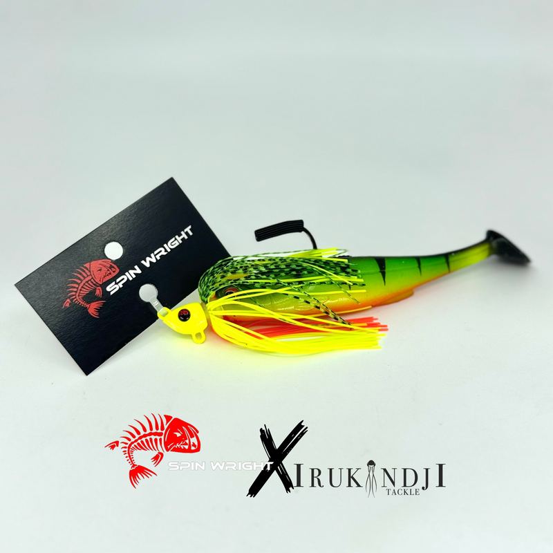 Load image into Gallery viewer, Spinwright 1/2oz Swim Jig x IRUKANJI 5”
