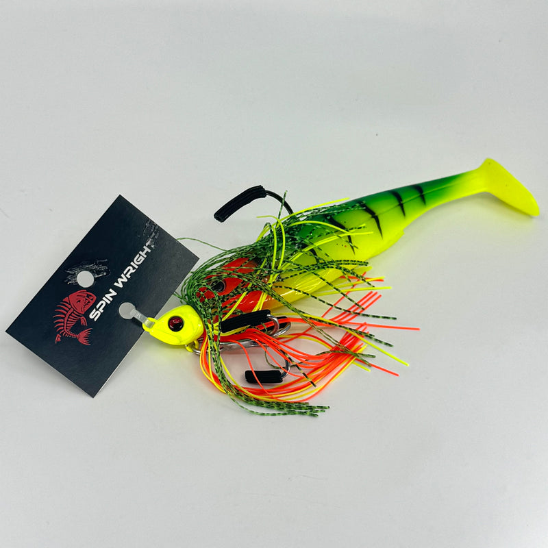 Load image into Gallery viewer, Spinwright 1/2oz Swim Jig x IRUKANJI 7”
