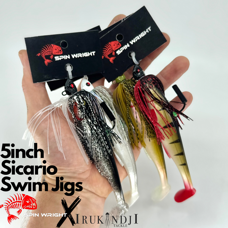 Load image into Gallery viewer, Spinwright 1/2oz Swim Jig x IRUKANJI 5”
