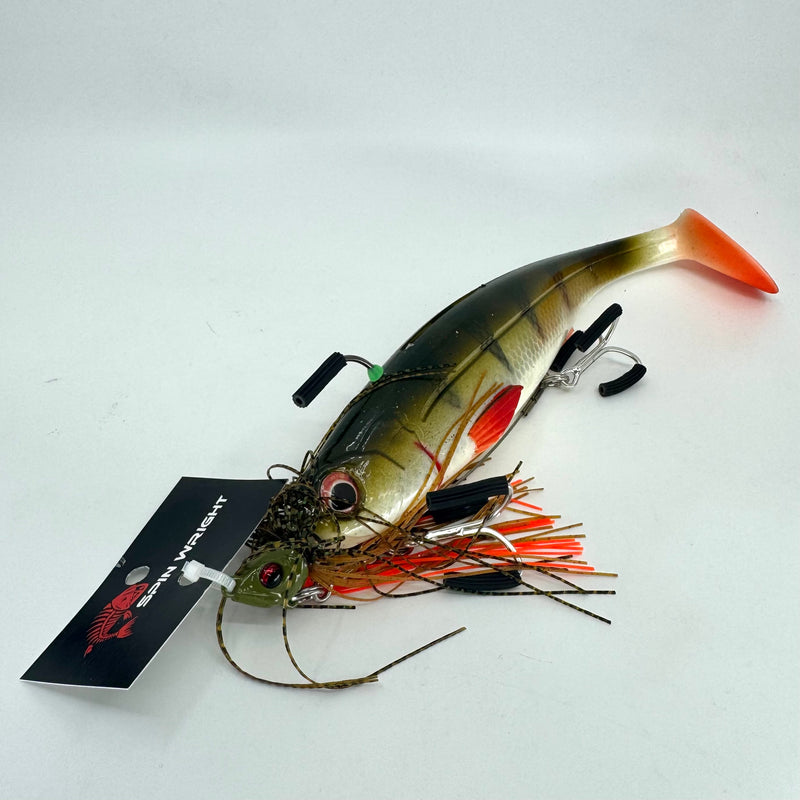 Load image into Gallery viewer, Spinwright 1oz Swim Jig x IRUKANJI 11”
