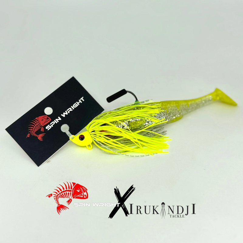 Load image into Gallery viewer, Spinwright 1/2oz Swim Jig x IRUKANJI 5”
