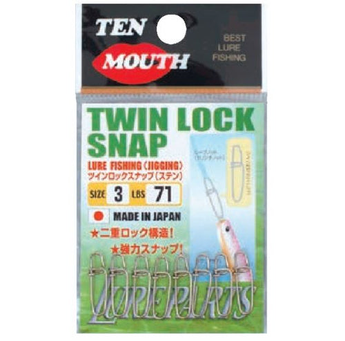 Ten Mouth - Twin Lock Snap (Stainless)