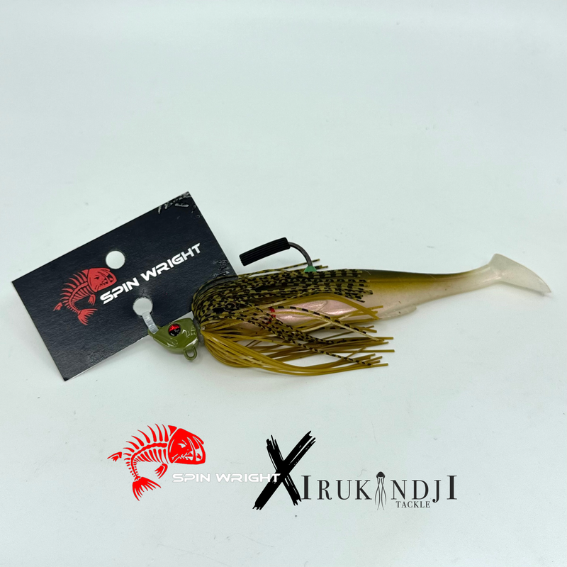 Load image into Gallery viewer, Spinwright 1/2oz Swim Jig x IRUKANJI 5”
