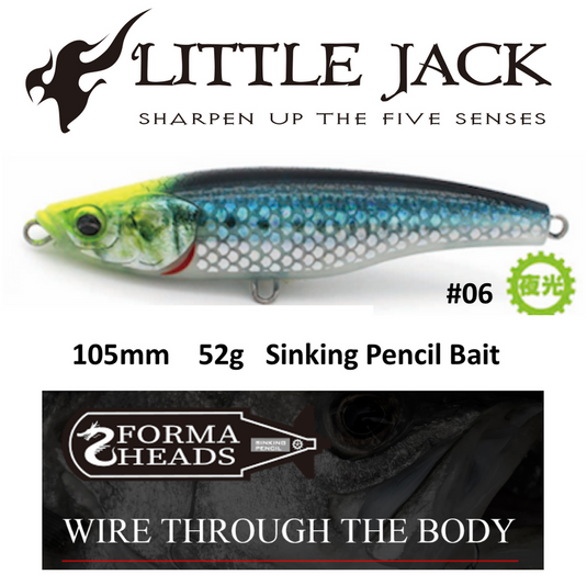 Little Jack Forma Heads Sinking Stickbaits