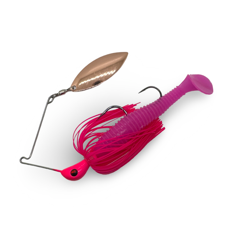 Load image into Gallery viewer, Spinwright 1oz Single Willow Spinnerbaits Rigged 6&quot;
