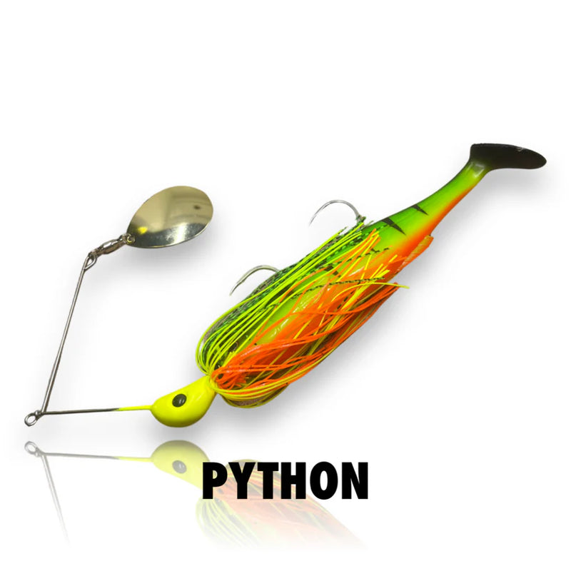 Load image into Gallery viewer, Spinwright 1oz Spinnerbait x IRUKANJI 7”
