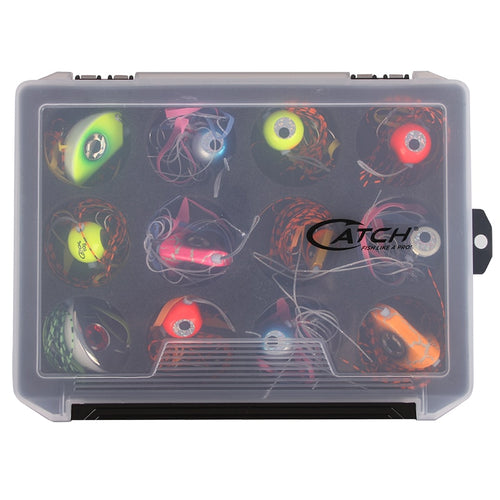 Catch 12 Hole Kabura / Sliding Jig Head Tacklebox