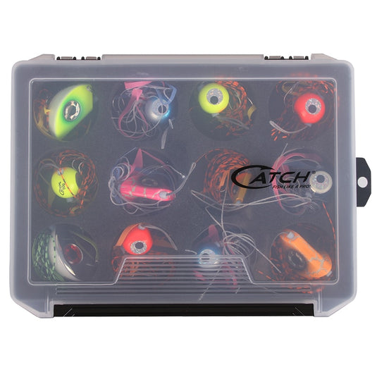 Catch 12 Hole Kabura / Sliding Jig Head Tacklebox