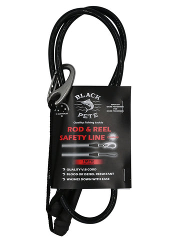 Black Pete - Custom Rod & Reel Safety Lines