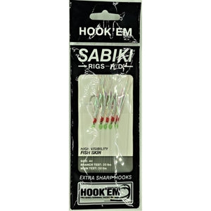 Hook'em Sabiki Rigs (Green)