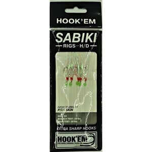 Hook'em Sabiki Rigs (Green)