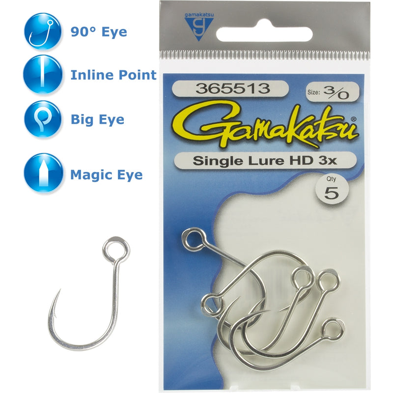 Load image into Gallery viewer, Gamakatsu Single Lure HD Hooks
