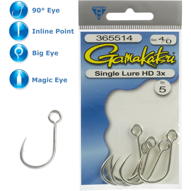 Load image into Gallery viewer, Gamakatsu Single Lure HD Hooks
