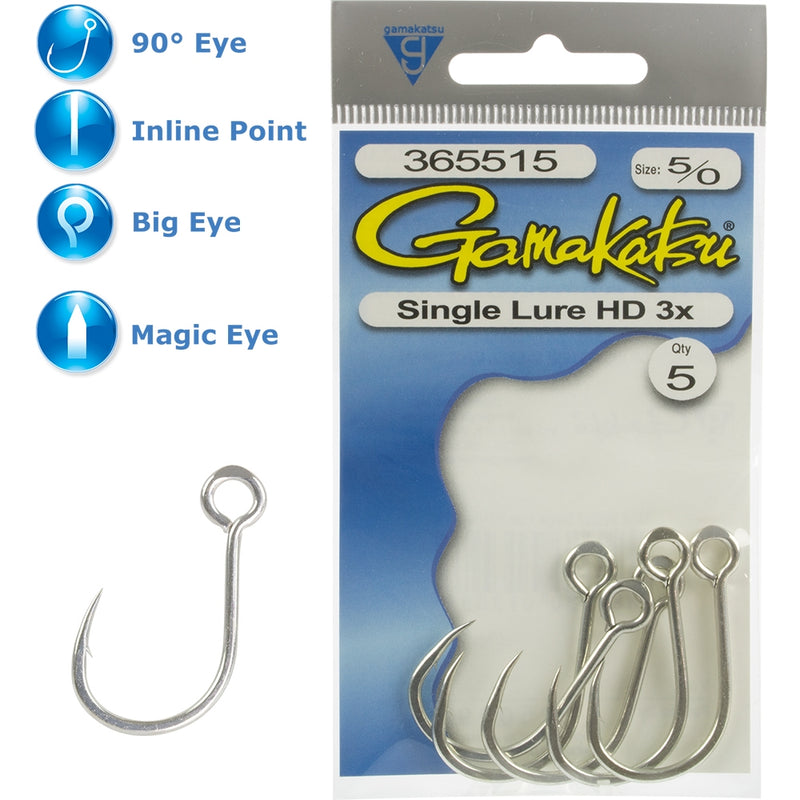 Load image into Gallery viewer, Gamakatsu Single Lure HD Hooks
