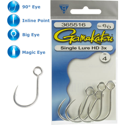 Gamakatsu Single Lure HD Hooks