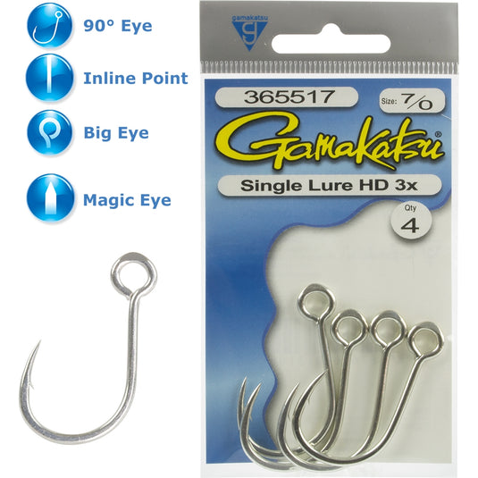 Gamakatsu Single Lure HD Hooks