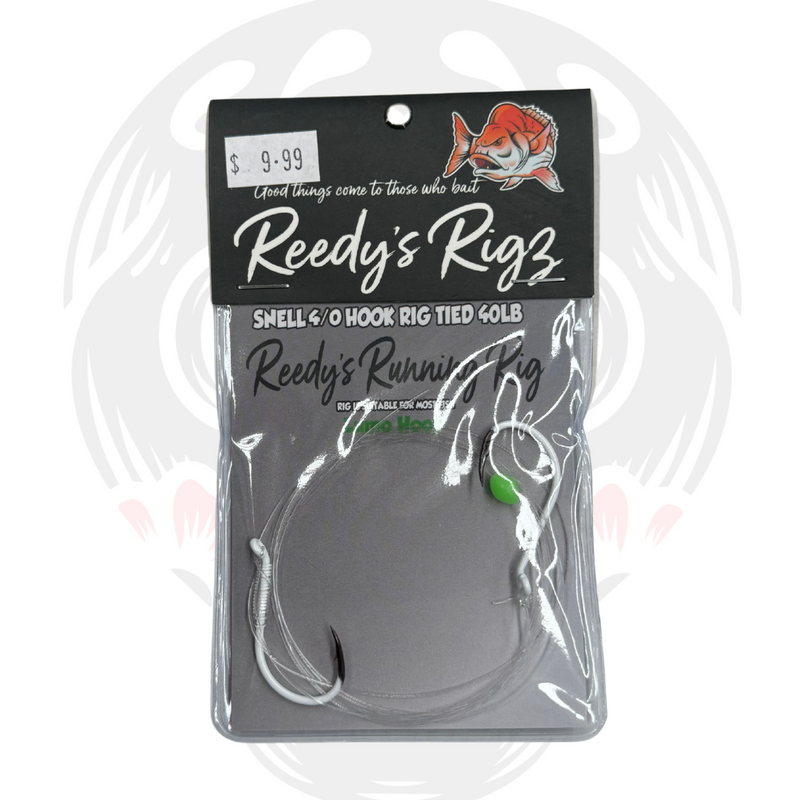 Load image into Gallery viewer, Reedy&#39;s Rigz - Snell Twin Hook Rig (Lumo Hooks)
