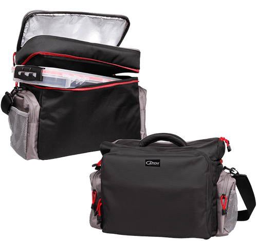 Catch 5 Compartment Tackle Bag with Cooler compartment (FREE $100 VALUE PACK)