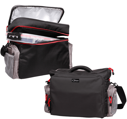 Catch 5 Compartment Tackle Bag with Cooler compartment (FREE $100 VALUE PACK)