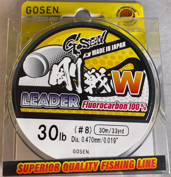 Load image into Gallery viewer, Gosen W Fluorocarbon Leader 30m
