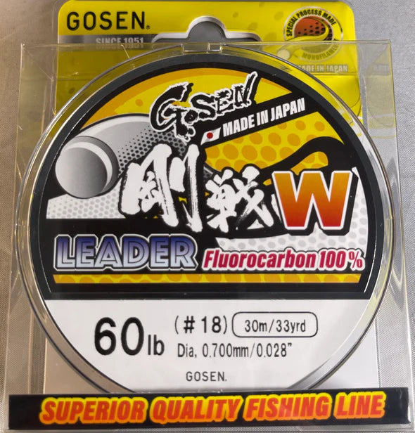 Load image into Gallery viewer, Gosen W Fluorocarbon Leader 30m
